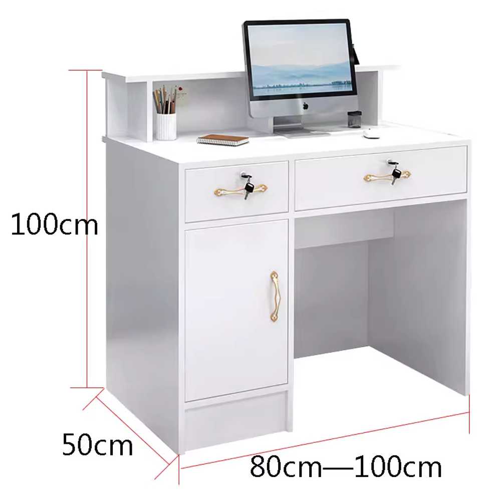 미용실카운터 계산대 의류매장 접수대 사장 캐셔대 80cm - 상세 이미지 5