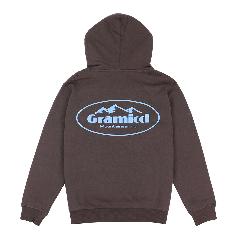 그라미치 MOUNTAINEERING 후드티 G4FU-J111 DARK BROWN - 상세 이미지 2