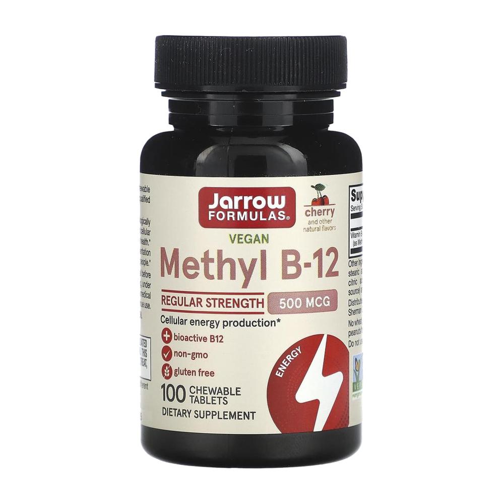 자로우 비타민 B12 메틸코발라민 500mcg 체리맛 100정 - 상품 이미지
