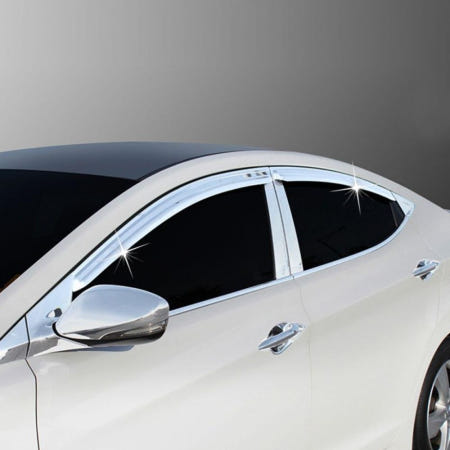 자동차 썬바이저(크롬) 아반떼MD전용 햇빛가리개 용품