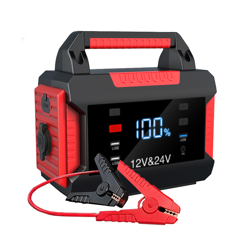 더존 12V 24V 겸용 트럭 화물차 점프스타터 32000mAh 보조배터리 파워뱅크 - 상품 이미지