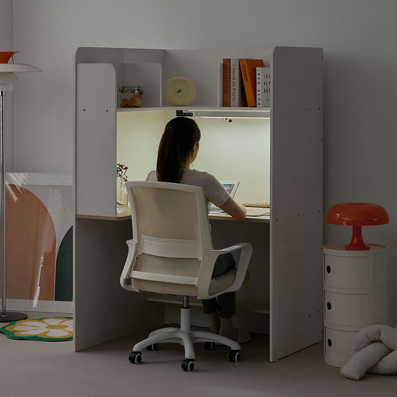 e스마트 1인실 그랜드 1600 독서실책상 LED스탠드 포함 방문설치