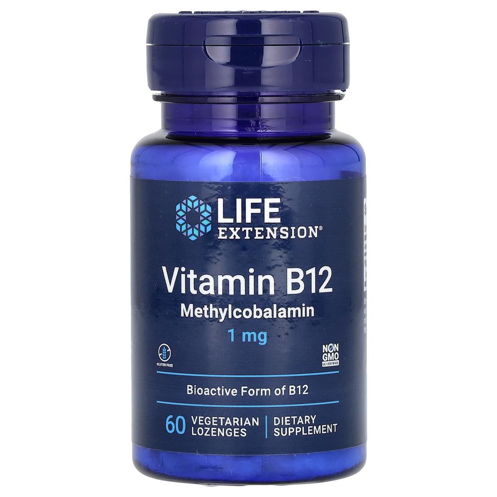 라이프익스텐션 비타민 B12 메틸코발라민 1mg 60정 (2개) - 상세 이미지 3