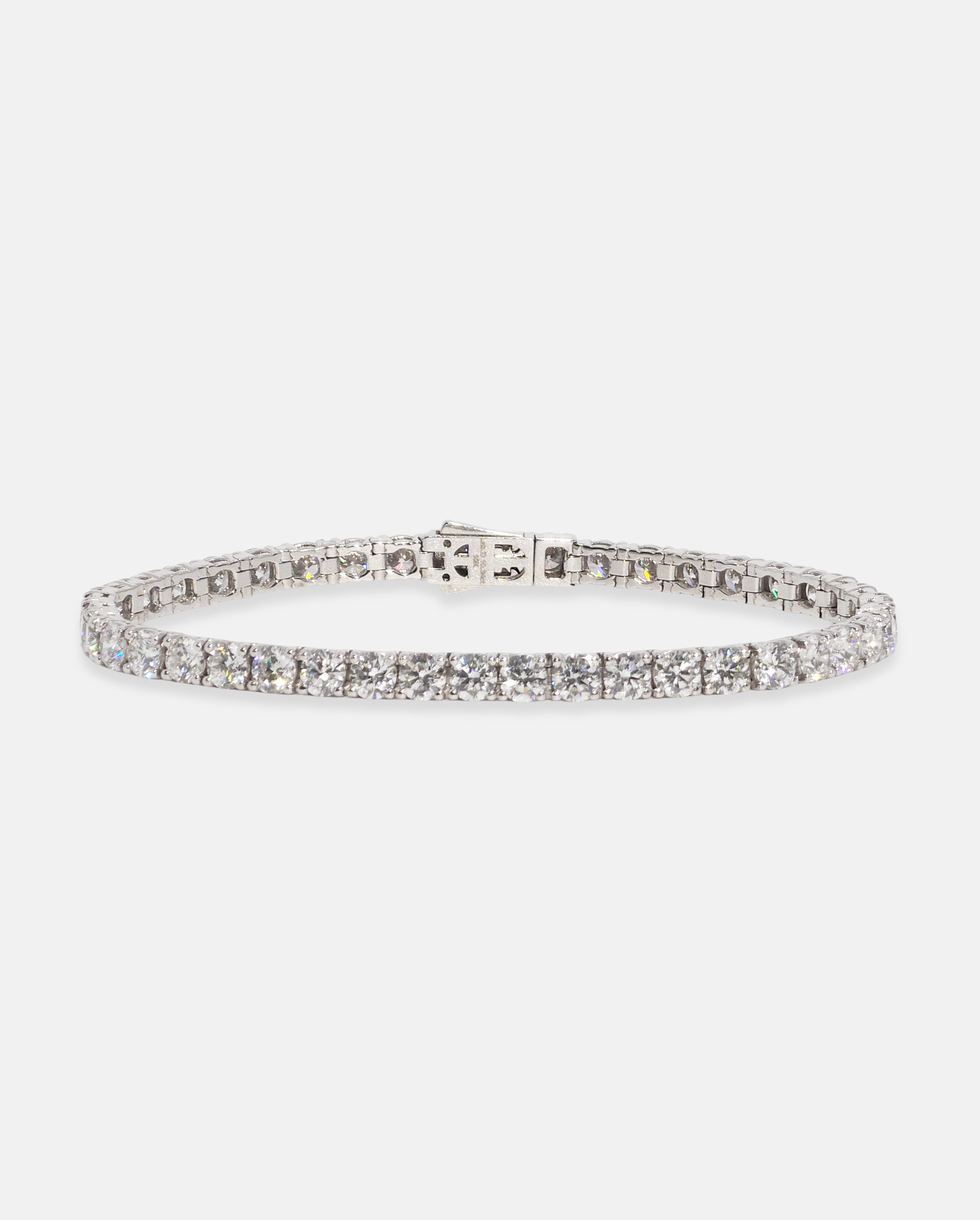 랩다이아 테니스팔찌 4mm 고퀄리티 랩다이아몬드 14k 18k - 메인 이미지