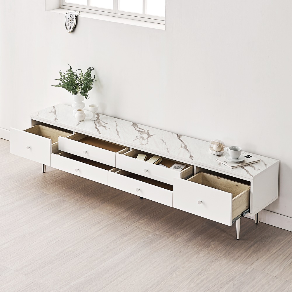 아르노아 75인치 85인치 높은 티비다이 tv장식장 서랍장