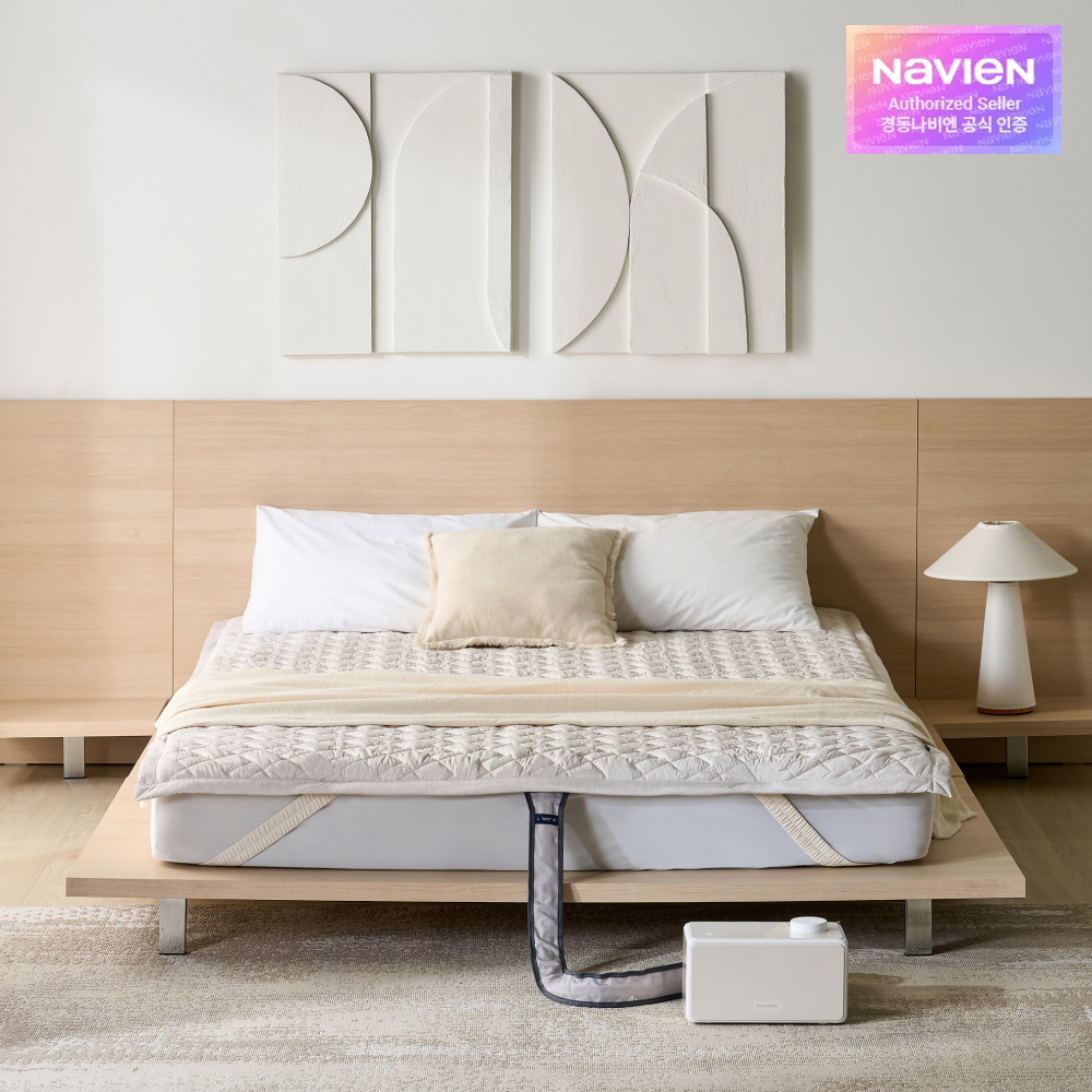 [26년신형] 경동나비엔 숙면매트 EMW521 슬림형 분리난방 퀸, 145x195cm