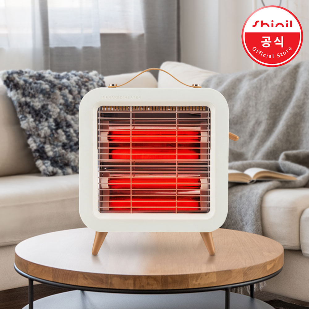 신일 원적외선 히터 미니 소형 전기난로 사무실 발난로 전기스토브 SEH-WN550HP