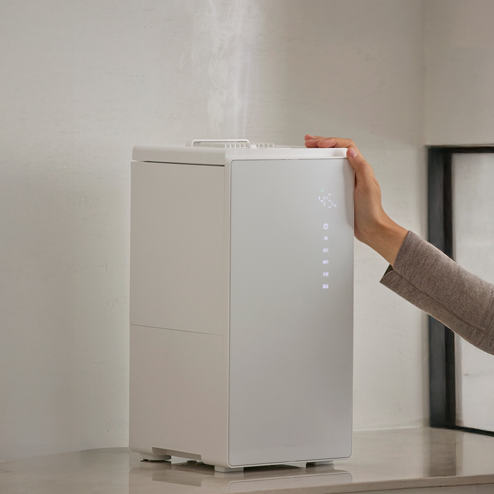 다룸 퓨어 AI 가열식 가습기 6L 대용량 올 스텐 간편 통세척 신생아 안전 살균