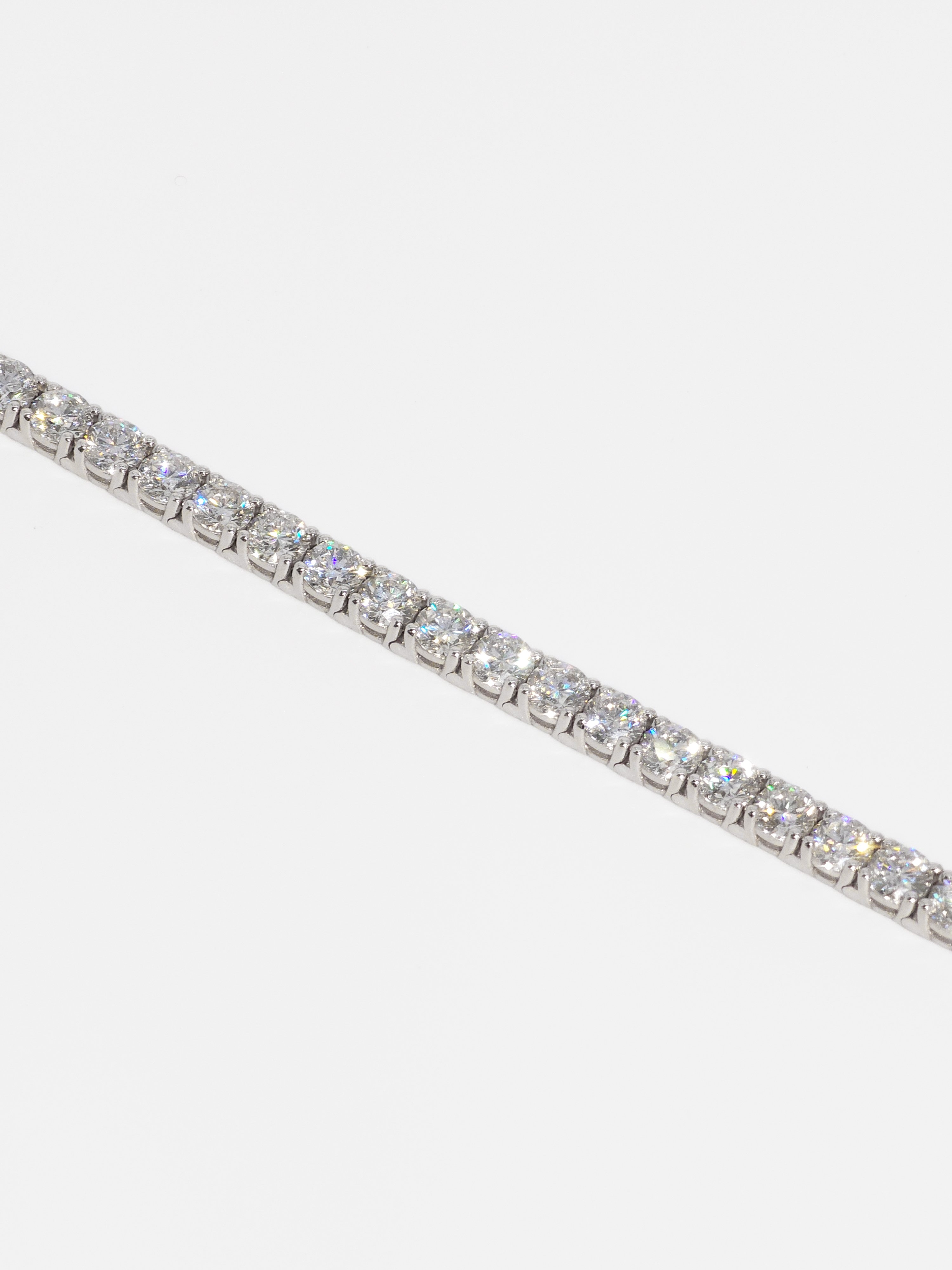 랩다이아 테니스팔찌 4mm 고퀄리티 랩다이아몬드 14k 18k - 상세 이미지 2