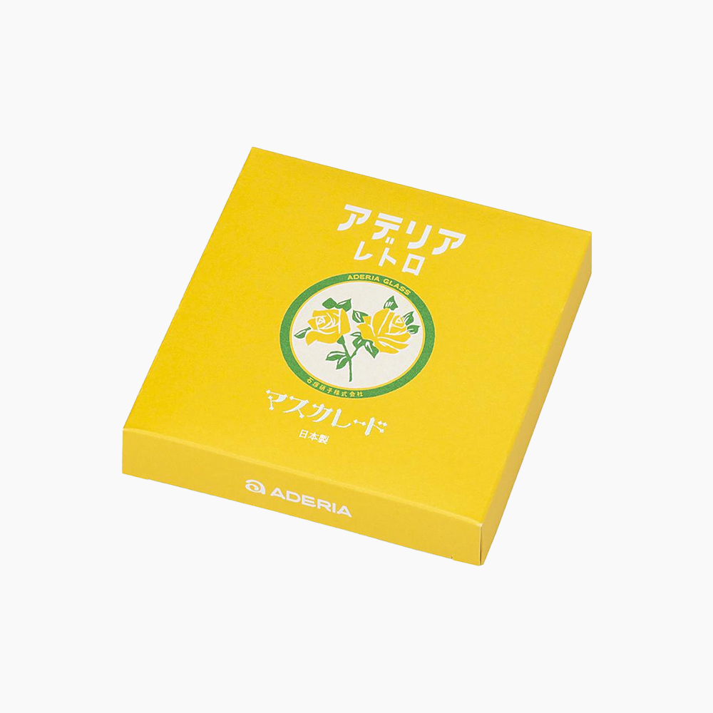 [아데리아] 레트로 유리 플레이트 12cm, Rose - 상세 이미지 2