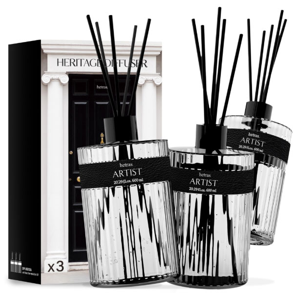 헤트라스 헤리티지 퍼퓸 디퓨저 600mlx3개 선물세트 대용량 실내방향제 인테리어 밤쉘 제품 이미지