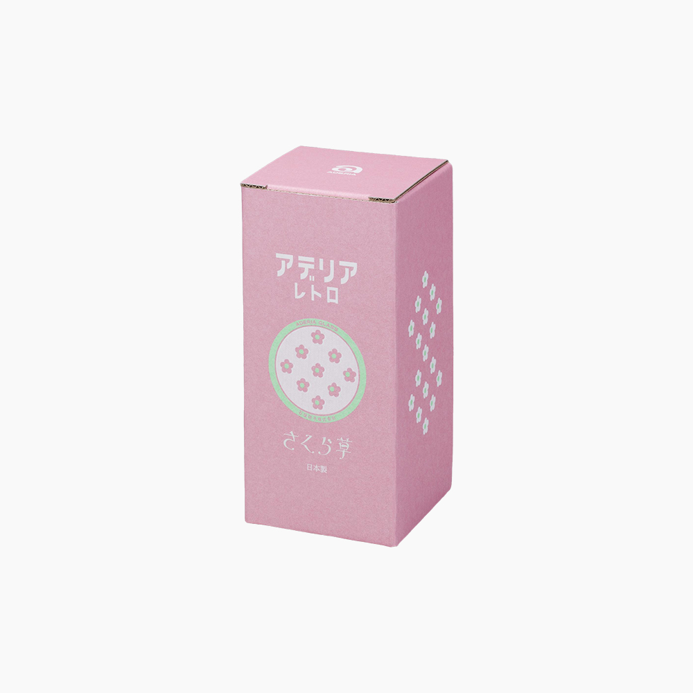 [아데리아] 레트로 유리 고블렛잔 305ml Primrose - 상세 이미지 2