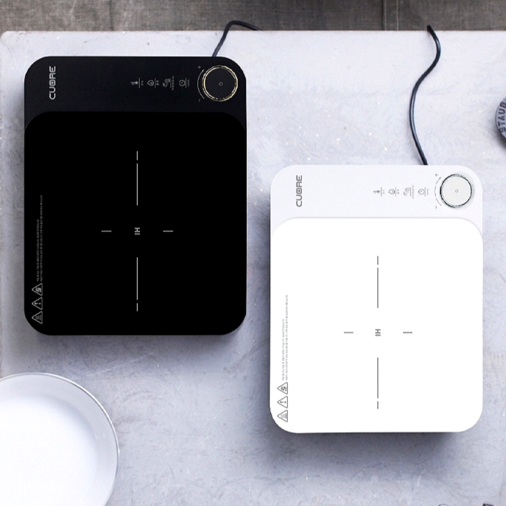 까르페 1구 다이얼 인덕션 휴대용 미니 1인 용 IH 전기 레인지 코스트코 여행용 렌지