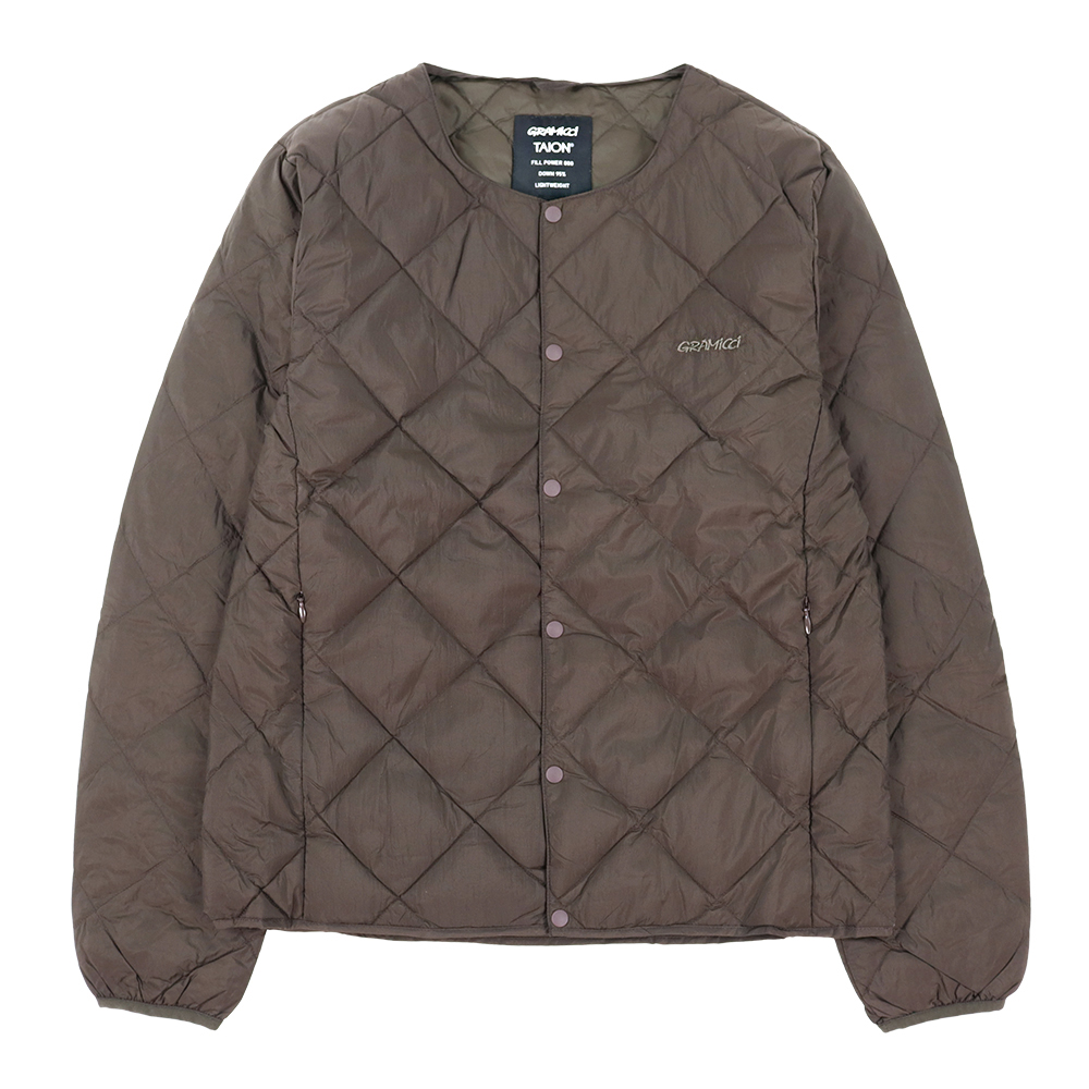 그라미치 다운 패딩 자켓 G4FU-J101-TG DARK BROWN - 메인 이미지