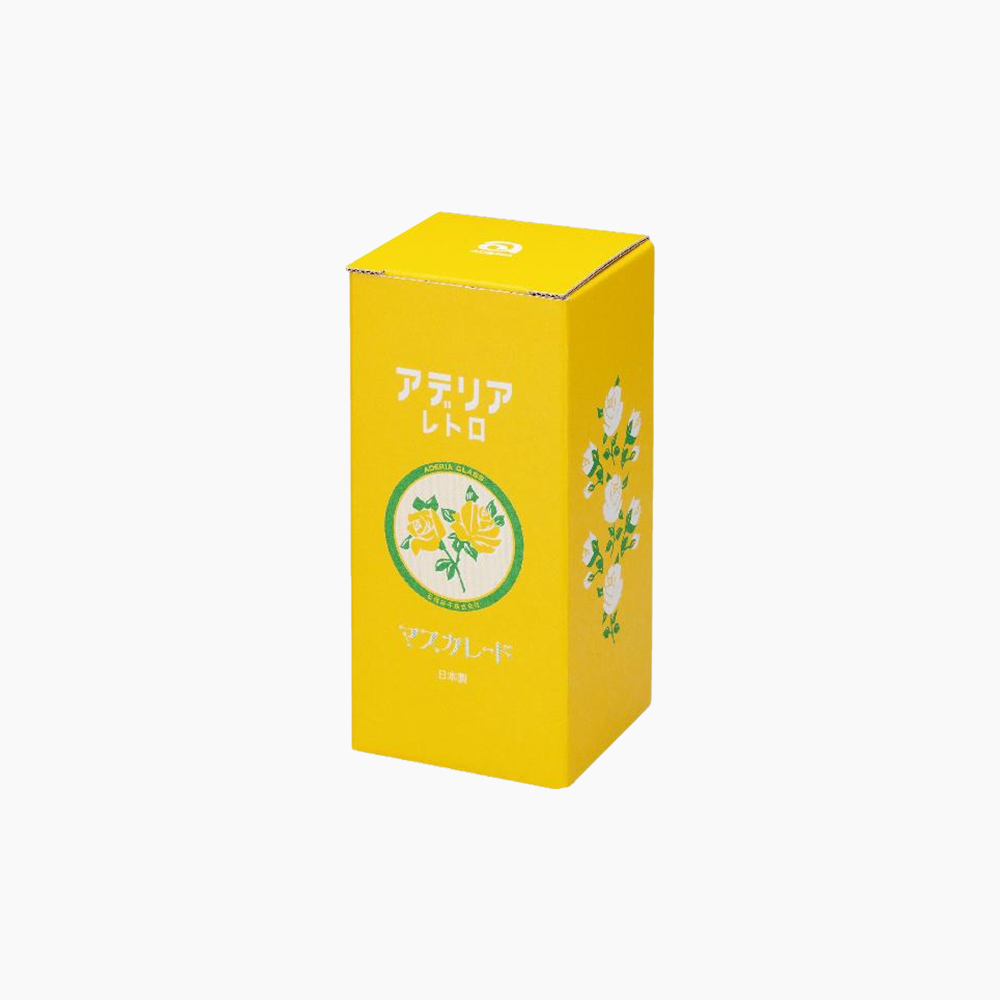 [아데리아] 레트로 유리 고블렛잔 305ml Rose - 상세 이미지 2