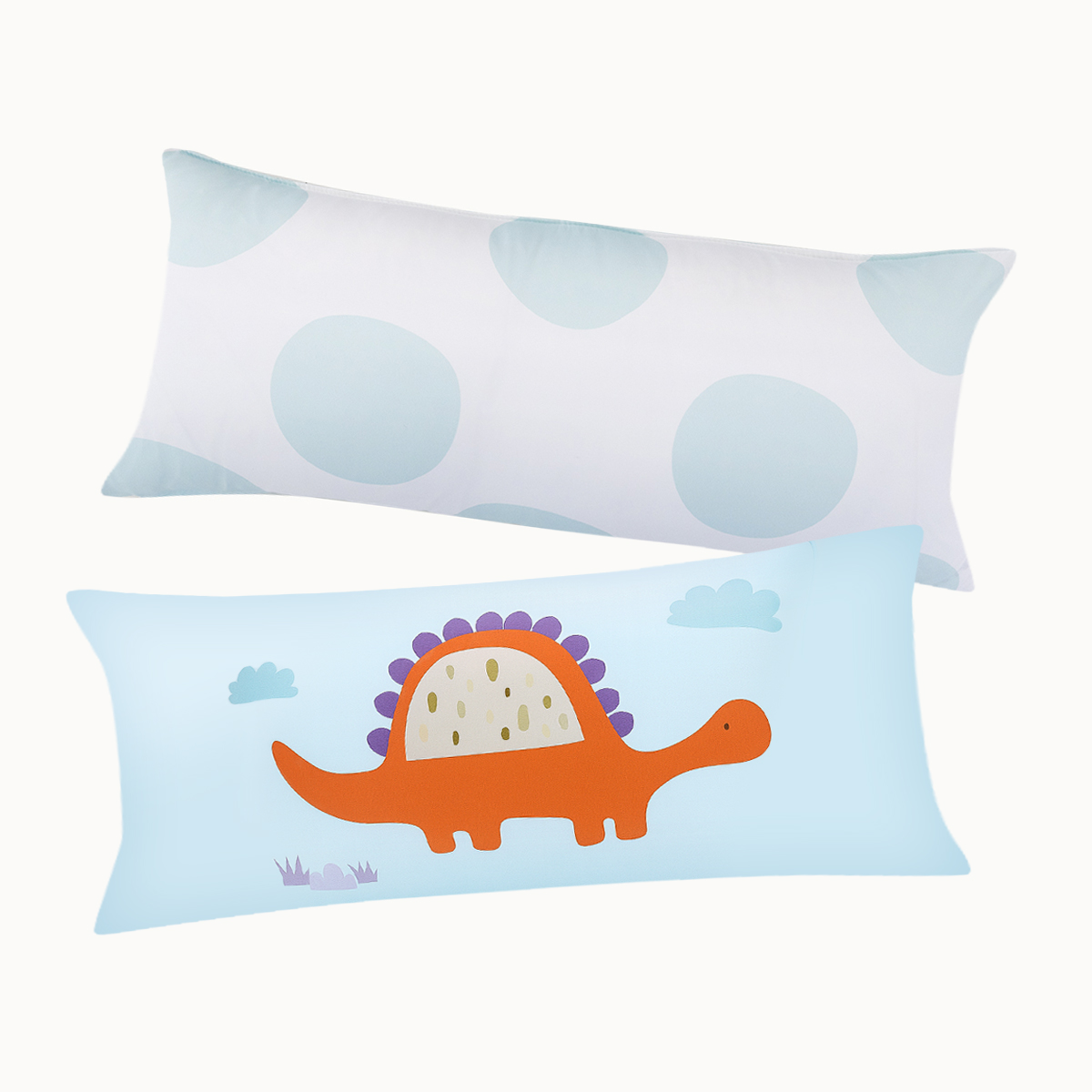 알러지케어 캐릭터 어린이바디필로우 누빔 유아 키즈베개커버 디노, 30x70cm