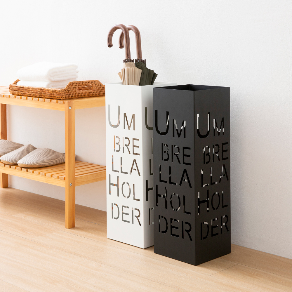 타이포 철제 우산꽂이 업소용 카페 사무실 현관 신발장 우산통 걸이 거치대