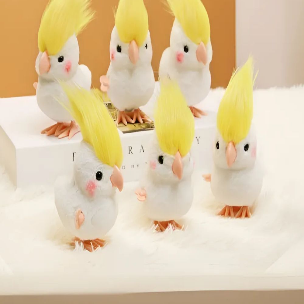 빌리네집 점프하는 앵무새인형 태엽 움직이는 걸어다니는 병아리 인형 - 상세 이미지 4