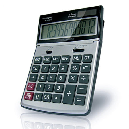 모닝글로리 모닝글로리 전자계산기 데스크 계산기 사무용계산기 (ECD502N) 가계부 가정용계산기