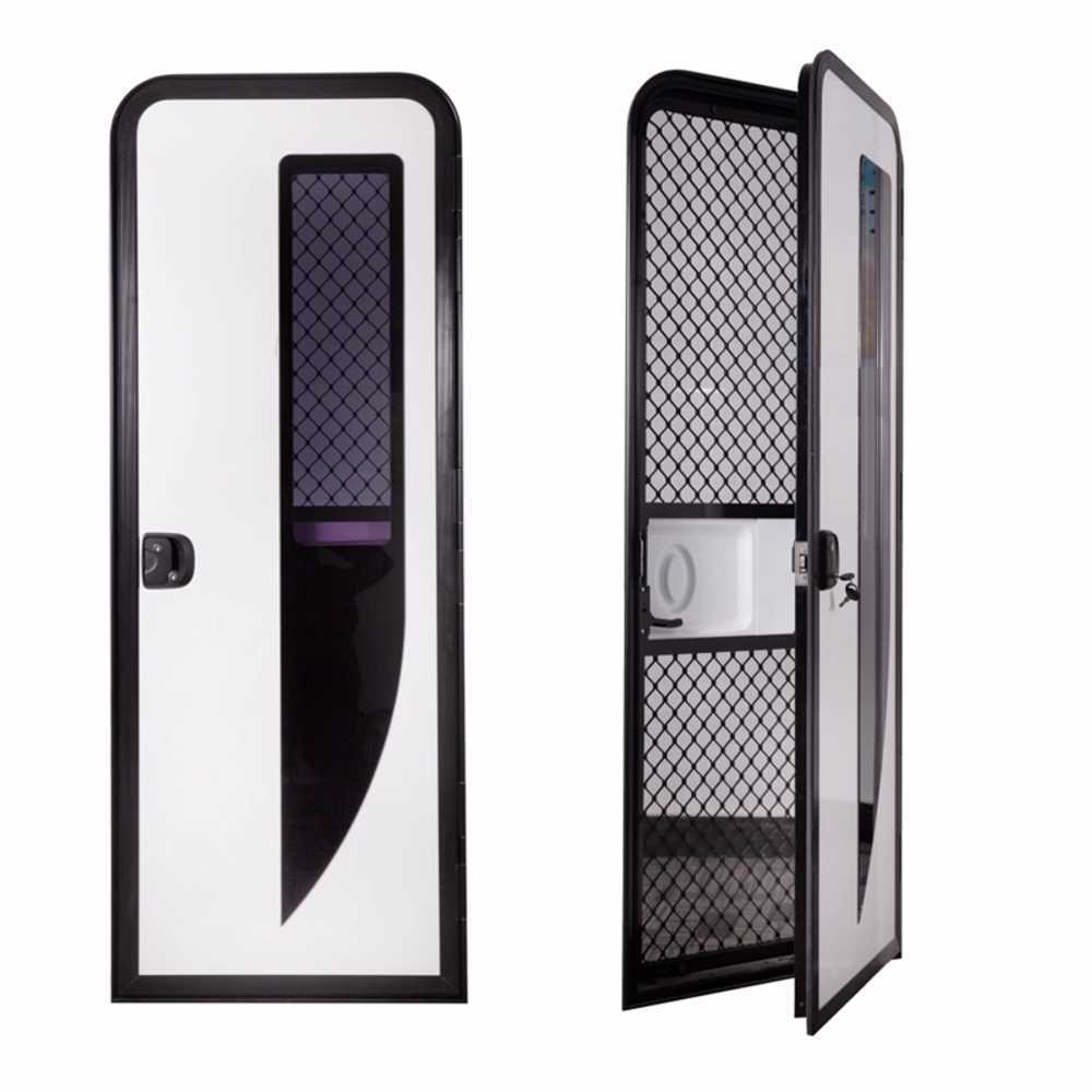 캠핑카 도어 방수 단열 자동차 개조용 외부 출입문 1000x620mm + 블랙 화이트(좌) - 상세 이미지 2