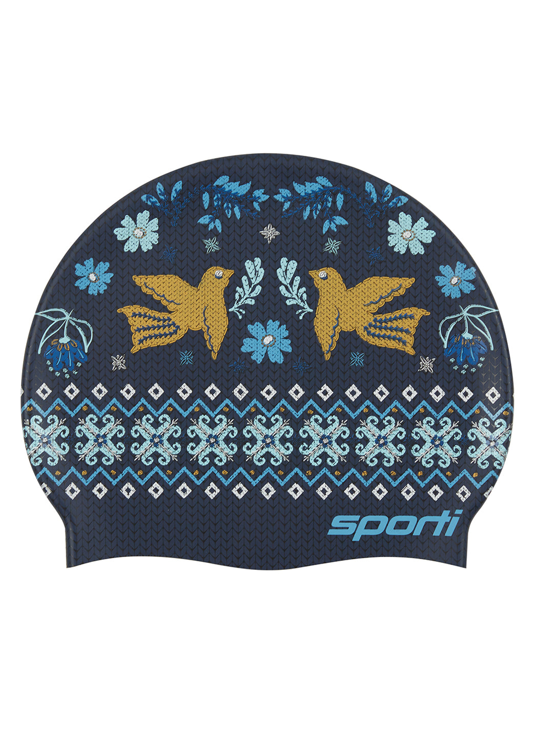 Granny Sweater Collection Cozy Hanukkah Swim Cap - 상세 이미지 2