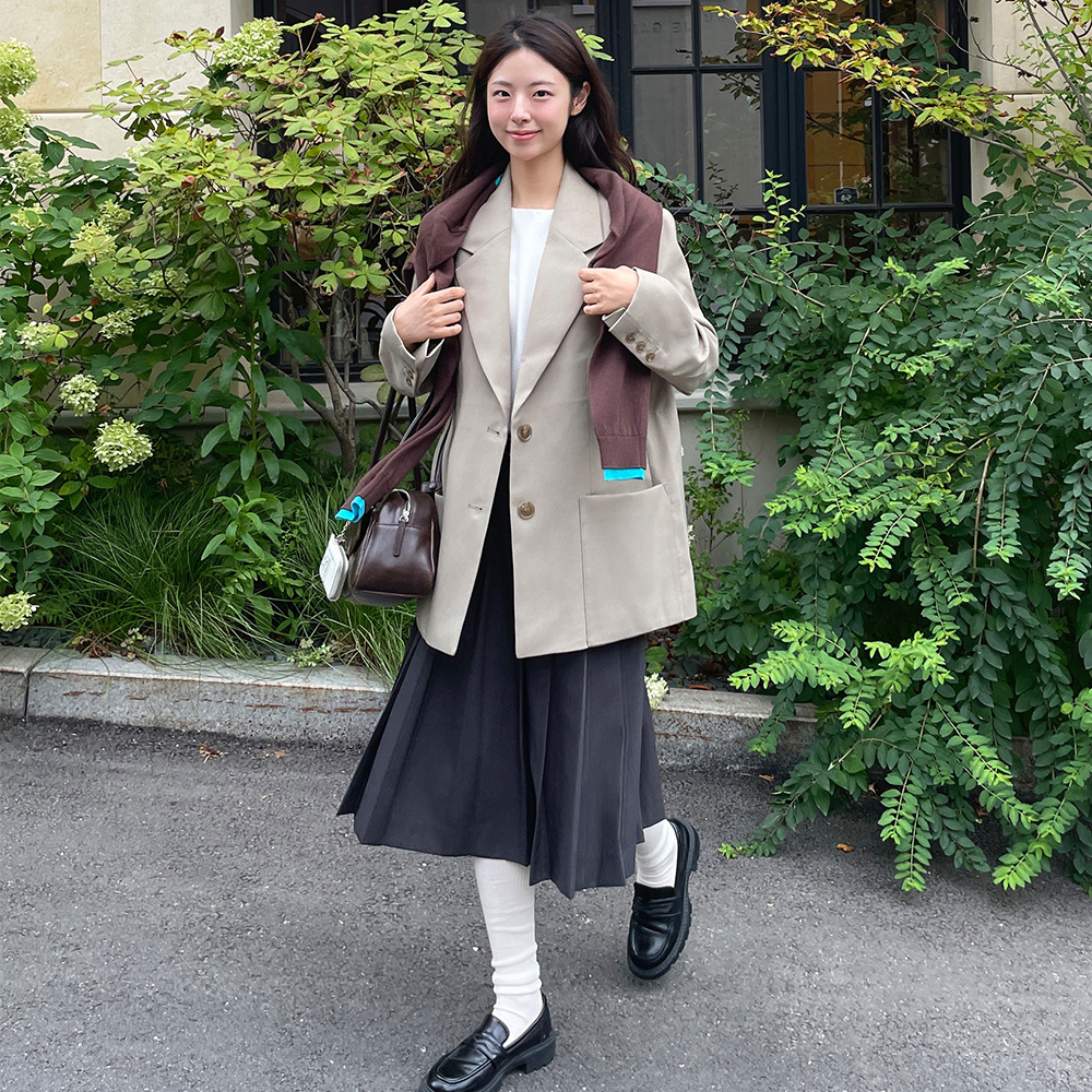 25FW 뉴클래식 플리츠 스커트 추가 이미지