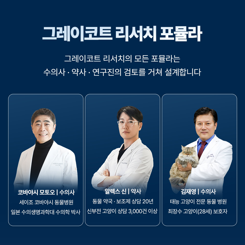 신부전 고양이 신장 심장 영양제 HCM 빈혈 고혈압 그레이코트 캄 60캡슐, 1개 이미지 6