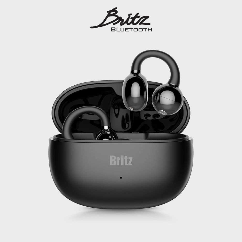브리츠 BZ-Clip7 오픈형 이어폰 귀찌 귀걸이형 운동 러닝 이어폰 블랙 제품 이미지