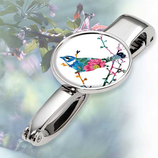 독일 디자인 브랜드 트로이카 BIRDIE 가방걸이 손쉬운 휴대 최대 5kg 하중 멀티컬러 - 상세 이미지 4