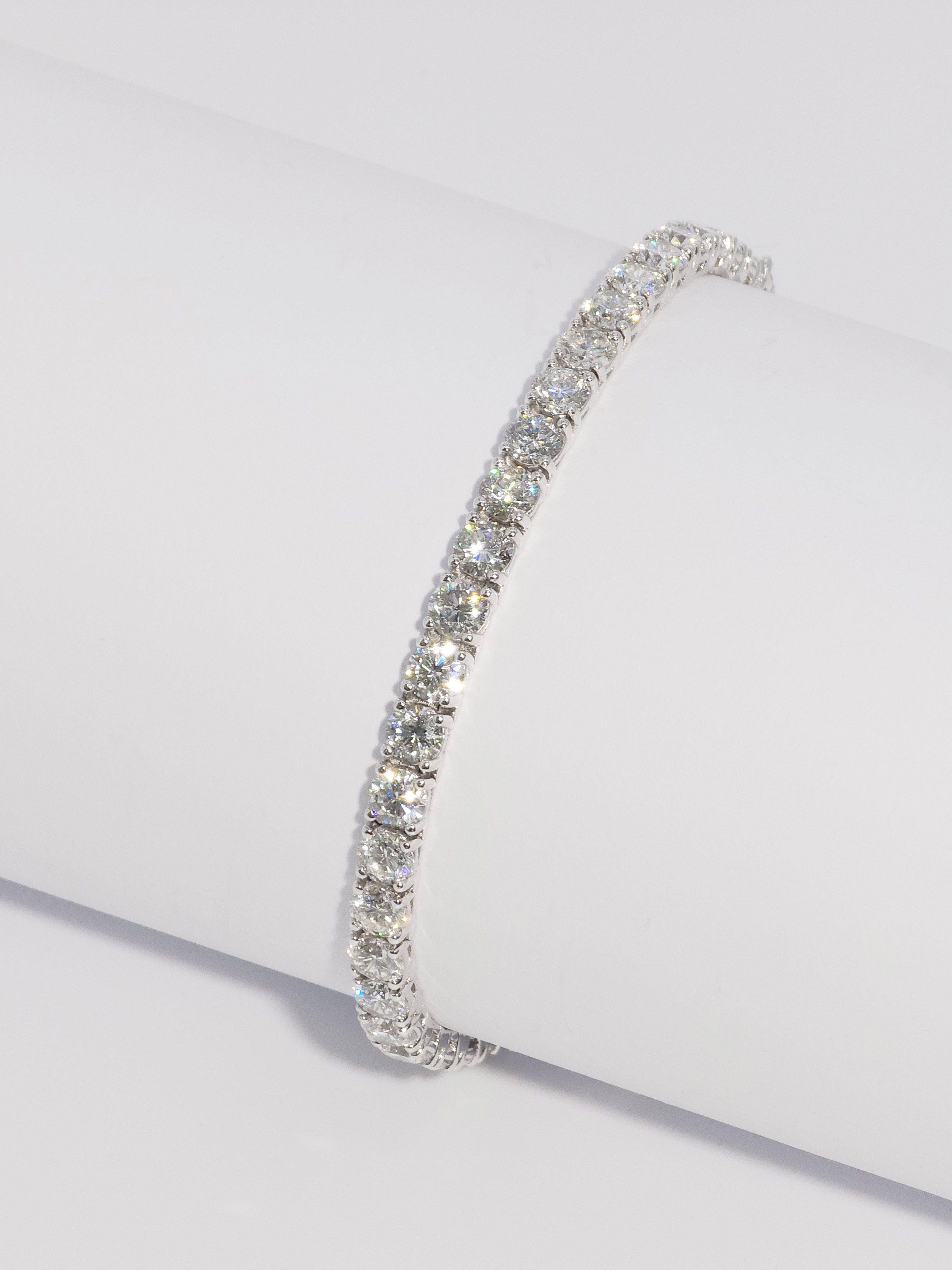 랩다이아 테니스팔찌 4mm 고퀄리티 랩다이아몬드 14k 18k 이미지 7