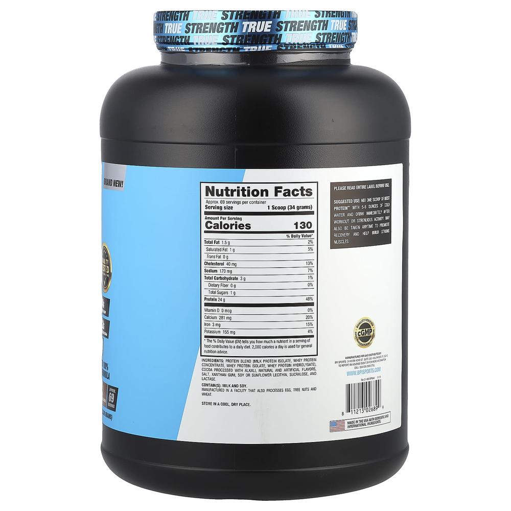 BPI Sports 단백질 프로틴 포뮬러 초콜릿 브라우니 프로틴 파우더 2329g - 상세 이미지 3