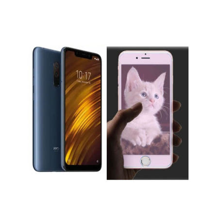 샤오미 포코폰 F1 선명한 액정 생활 잔기스 보호 필름 2개