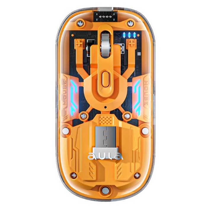 독거미 타란튤라 AM210 무선 투명 마우스 초경량 사무용 2.4G 블루투스 듀얼모드 - 상세 이미지 2