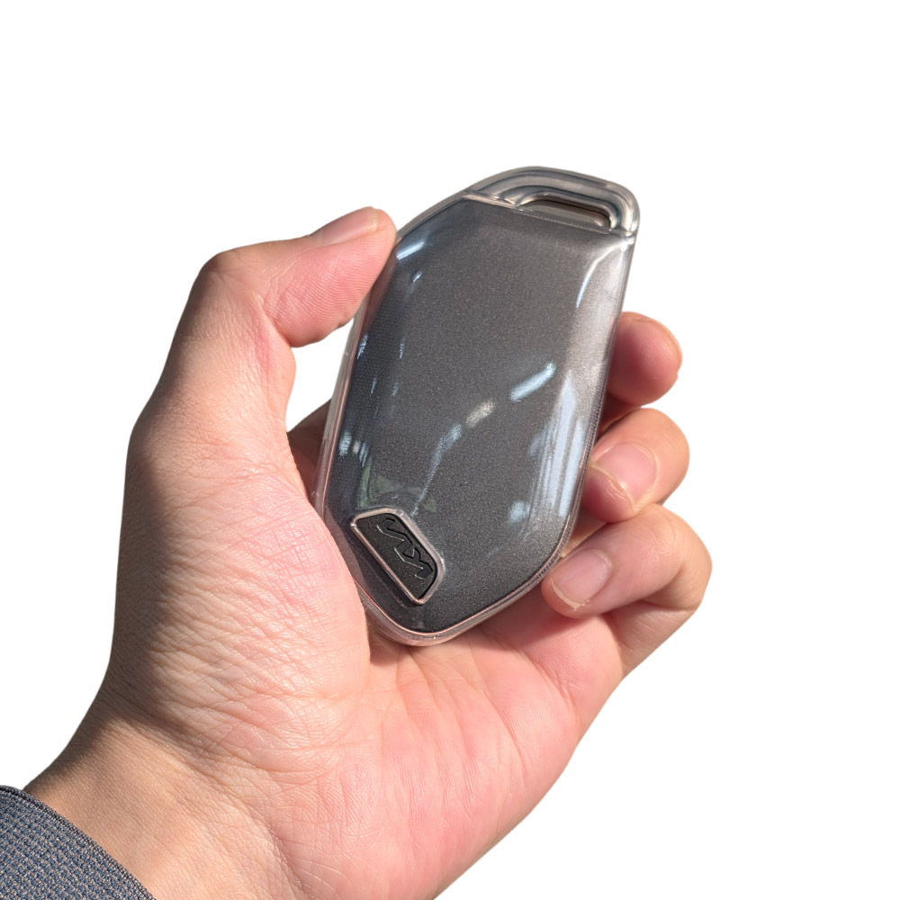 차 키케이스 키커버 홀더 TPU 투명 화이트 네이키드 KA-09