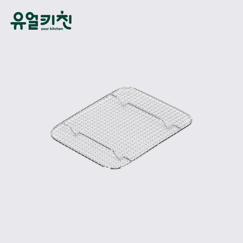 업소용 스텐 드레인 밧드망 튀김망 4호 (1/2) - 상품 이미지