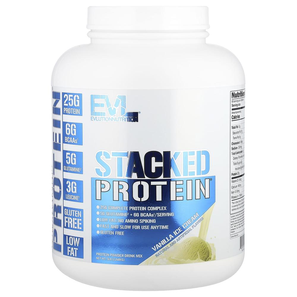 EVLution 단백질 스택드 프로틴 Stacked Protein 바닐라 프로틴 파우더 2.26kg - 상세 이미지 2
