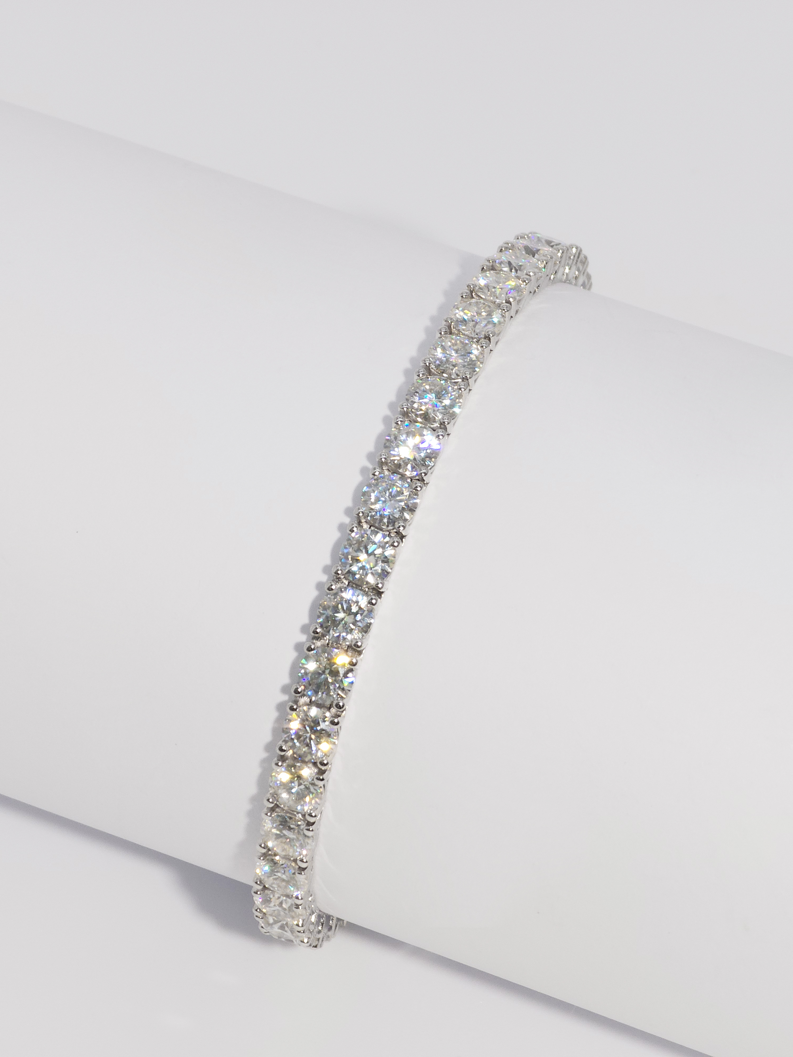 랩다이아 테니스팔찌 3부 고퀄리티 랩다이아몬드 14k 18k - 상세 이미지 3