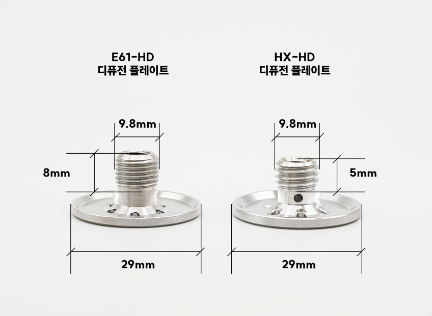 페사도 샤워스크린 HD-하이디퓨전-라마르조코, E61, 실비아, 마누스S 가찌아 반영구사용 판매처 상세 정보 이미지 3
