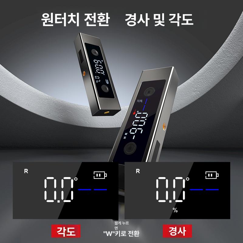 경사계 디지털 수평계 백라이트 건축 정밀 기울기 고정밀 전자수평계 마그네틱 미니 단일레이저 직선 표시 - 상세 이미지 3