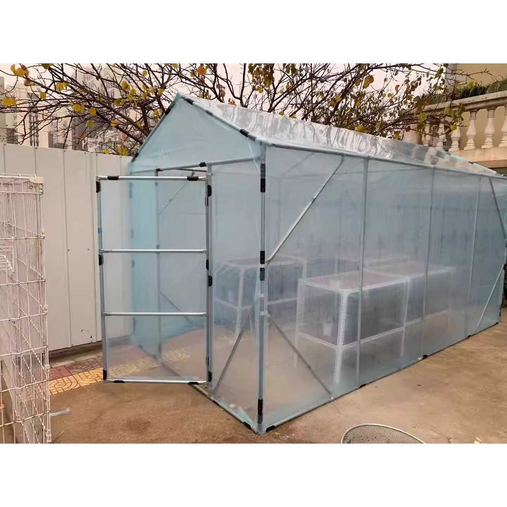 온실 비닐하우스 조립식 텃밭 설치 농업 재배 시설 2x2x2.25m (비닐 포함) - 상세 이미지 4