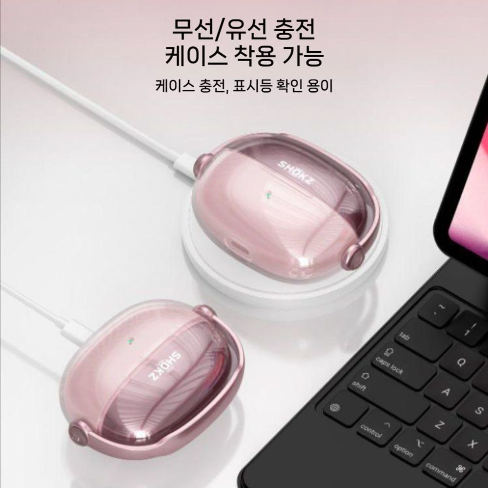 샥즈 오픈닷원 케이스 E310 티타늄 링 스트랩 잠금 버클 투명 TPU 커버 - 상세 이미지 3