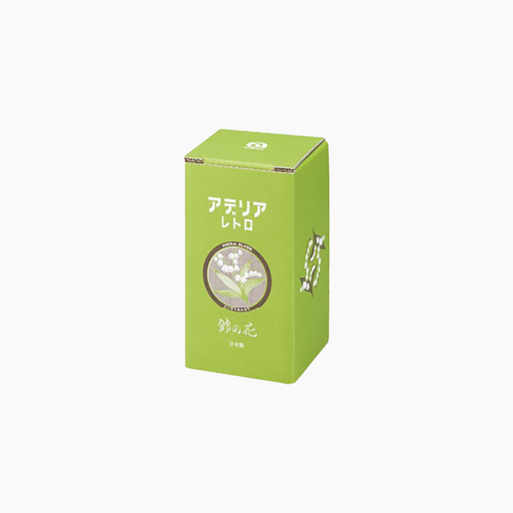 [아데리아] 레트로 유리 텀블러 270ml, 1개, Lily of the Valley - 상세 이미지 2