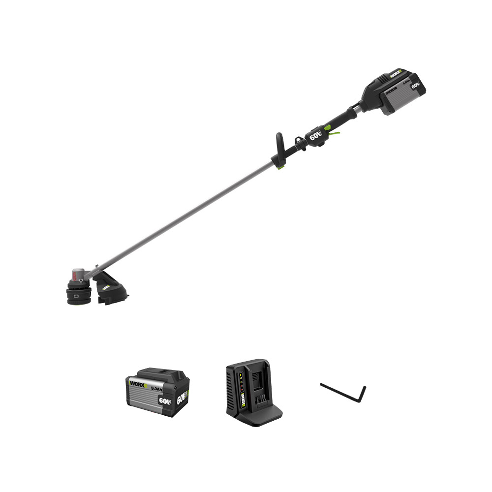 웍스 충전 예초기 60V 5.0Ah 배터리1개 BL WD160E 제초기