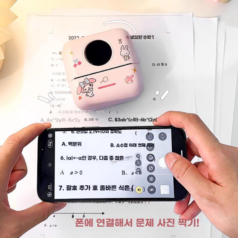미니 휴대용 블루투스 프린터 인쇄기 포켓 - 상세 이미지 5