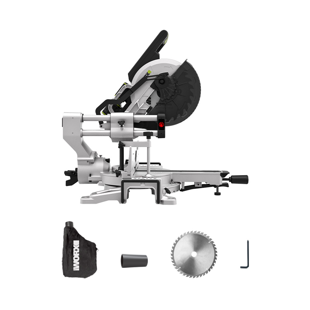 웍스 충전 슬라이딩 각도 절단기 베어툴 40V 254mm BL WU486.9 - 상품 이미지