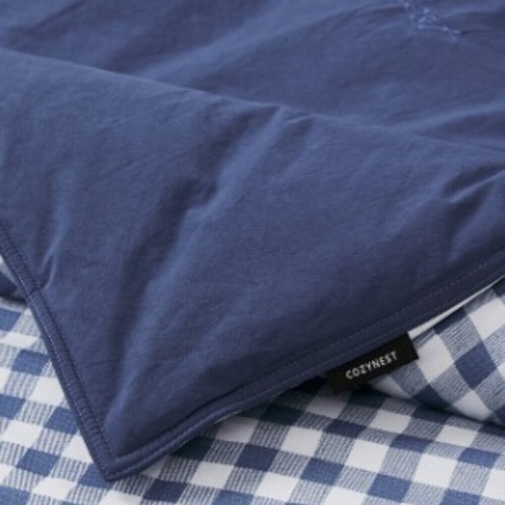 레노마홈 몬트워싱 차렵이불 앞 순면 뒤 모달 바이오워싱가공 깔금한 차렵이불