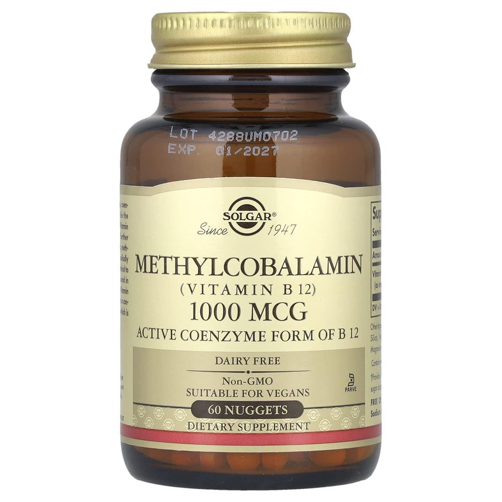 솔가 비타민 B12 메틸코발라민 1000mcg 60정 (2개) - 상세 이미지 3