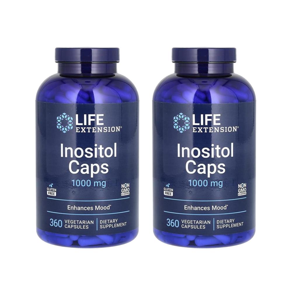 라이프익스텐션 이노시톨 캡슐 1000mg 360정 (2개) - 상품 이미지