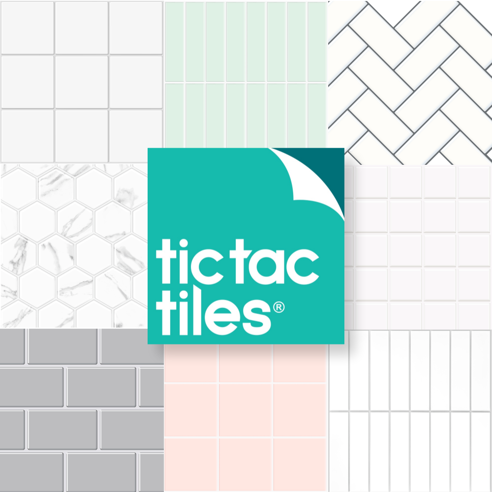 틱택 티커타일 34가지패턴 붙이는 주방 스티커타일 DIY 셀프인테리어 제품 이미지