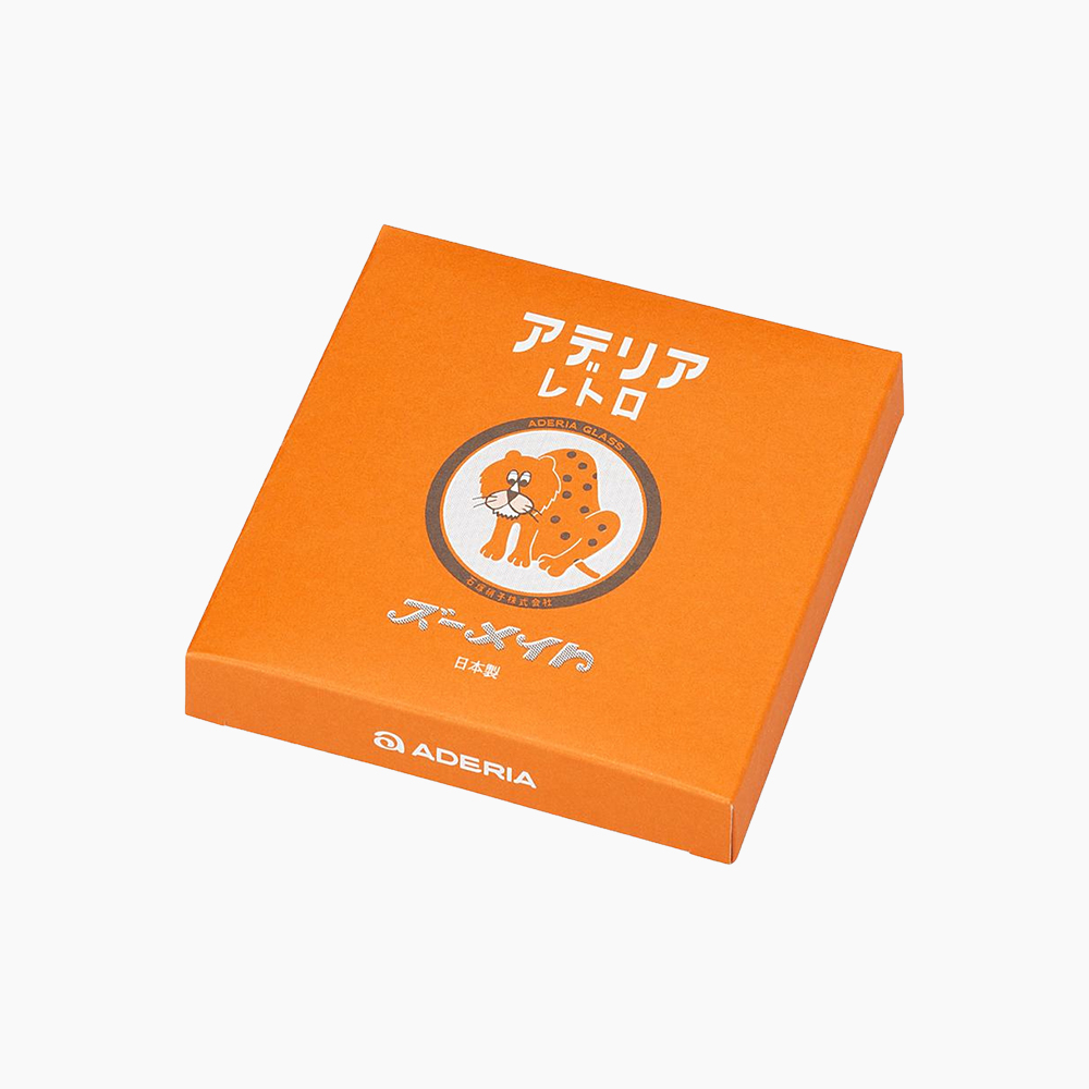 [아데리아] 레트로 유리 플레이트 12cm, Zoo Mate - 상세 이미지 2